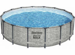 Set nadzemního bazénu Bestway Steel Pro MAX Kulatý 4,88 m x 1,22 m