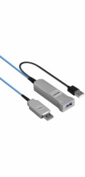 Lindy USB kabel USB-A – 2x USB-A 30 m modrý (43345)