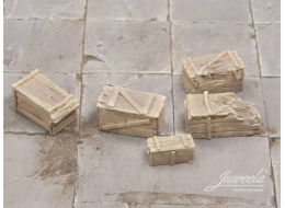 Juweela: Staré dřevěné krabice - Small - Bright (5 ks)