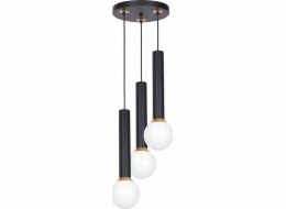 Eko-Light závěsná lampa AURIS BLACK závěsná lampa 3xE14
