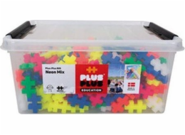 Plus Plus PLUS-PLUS VELKÝ MIX NEONOVÝCH BAREV - 400 PRVKŮ