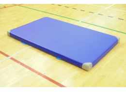 Interplastická gymnastická matrace 200 cm x 120 cm x 10 cm modrá