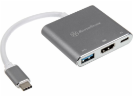 SilverStone USB-C Station/Replicator (EP08C)