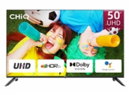 CHiQ U50G7LX TV 50", UHD, smart, Android 11, Dolby Vision, Frameless