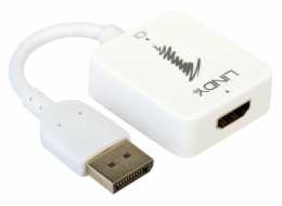 AV adaptér Lindy Displayport - HDMI BIALY (38146)