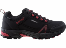 Dámské trekkingské boty Hi-Tec Shoes Outdoor Hapiter Low WP Wo's Black/Persian Red 37
