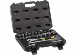 Stanley Socket set 1/2 24 ks + topení + příslušenství, 94-671