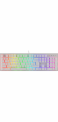 Klávesnice Genesis Klávesnice pro hráče Genesis Thor 303 White FR RGB Backlight Mechanical Brown Switch
