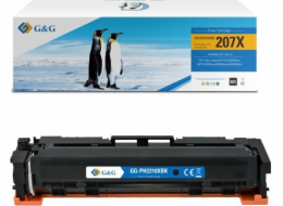 G&G kompatibilní toner z W2210X, černá, 3150S, NT-PH2210XBK, HP 207X, vysoká kapacita, pro HP Color LaserJet Pro M255, MFP M282, M28