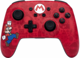 PowerA Enhanced Nabíjecí bezdrátový herní ovladač pro Nintendo Switch - Super Mario Here We Go