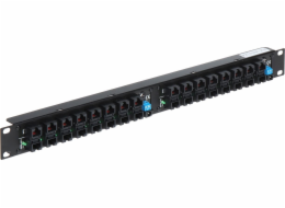 Panel Delta Patch 1U 19 16x RJ-45 / 16x RJ-45 (POE-16 / R19)