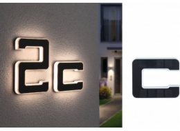 Venkovní číslo solárního domu C 3000K IP44 Včasná baterie