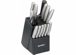 Alpina Alpina - Sada kuchyňských nožů s stojanem / blokem 15 prvků