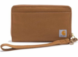 Karhartt peněženka Carhartt Nylon Duck Layflat Clutch Brown