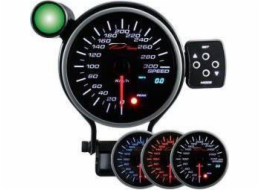 DRacing Clock DEPO PK série DUAL 95MM Rychloměr
