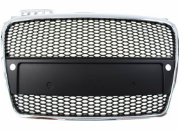 MTuning_F Grill Audi A4 B7 RS-Style Chrome-Black (05-08) PDC