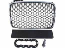 MTuning_F GRILL AUDI A4 B7 RS-STYLE CHROME-BLACK (04-08)