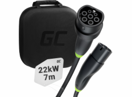 Nabíjecí kabel do auta Green Cell EVKABGC01 Snap Type 2 22kW 5m