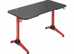 Nanors Desk Gaming Desk Nanors RS701 Černá a červená 100 kg max, výška 750 mm, RGB LED podsvícení