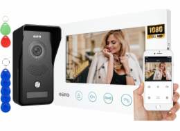 Eura Video-Intercom Eura VDP-42A3 Gamma Plus, Tuya, White, Wifi, 2 vstupy, čtenář