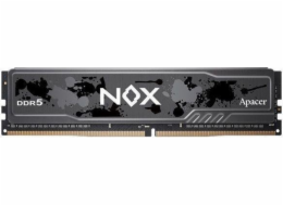 Herní paměť Apacer NOX, DDR5, 64 GB, 5600 MHz, CL40 (AH5U64G56C522MBAA-2)