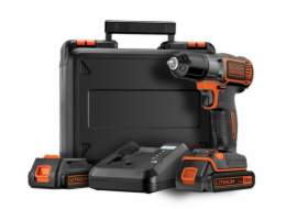 Black&Decker ASD18KB vrtací šroubovák 18 V 2 x 1,5 Ah baterie