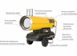 Hlavní ohřívač oleje BV 170E s výbojem výfukového plynu 47kW 4013.216