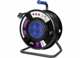 Orno Reel prodlužovací kabel, 4 zásuvky 2P+Z (schuko), PVC kabel H05VV-F 3x1,5mm2, délka - 50m, PEVNÉ ZÁSUVKY OR-AE-13155(GS)/50M