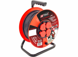 AWTools Professional prodlužovací kabelová cívka 3 x 1,5 mm 16A IP44 50m (AW70223)