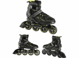 Nils Extreme Rollers na 9157 černé a žluté velikosti 41 Skater Nils Extreme