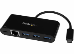 Hub USB StartEch 1x RJ-45 + 3x USB-A 3.0 (US1GC303APD)