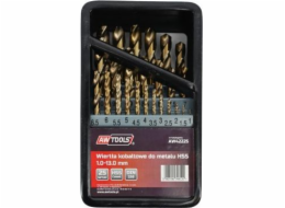 AWTools HSS vrták do kovu válcový 1,5 2 7 4,5 4 5,5 5 1 3 2,5 3,5 6 10 10,5 11 11,5 12 12,5 13 6,5 7,5 8 8,5 9 2,5 mm sada (5 24,5 mm sada