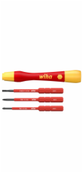 Sada šroubováků Wiha s držákem bitů PicoFinish electric slimVario