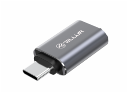 Tellur USB-C to USB-A M/F adapter 10Gbps, 3A aluminum alloy