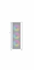 Gembird Fornax 4000 AGRB CCC-FC-4000W Gembird Fornax 4000 ARGB/Midi Tower/Transpar./Bílá
