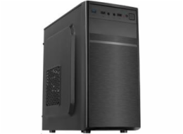 EUROCASE skříň MC X103 black, micro tower, 1x USB 3.0, 2x USB 2.0, 2x audio, bez zdroje