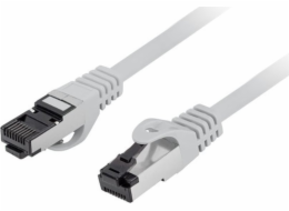 Patchcord Cat. 8.1 s/ftp cu lszh cu 1m fluke prošel šedou