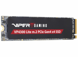 Patriot VP4300 Lite 1TB, VP4300L1TBM28H PATRIOT VIPER VP4300 Lite 1TB SSD / Interní / M.2 PCIe Gen4 x4 NVMe / 2280 / DRAMLESS