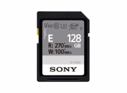 Sony SDXC E series         128GB UHS-II Class 10 U3 V60