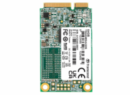 TRANSCEND MSA220S 64GB SSD disk mSATA, SATA III 6Gb/s (3D TLC), 550MB/s R, 350MB/s W