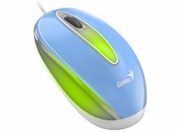 Genius DX-Mini 31010025406 GENIUS DX-Mini Baby Blue/ drátová/ 1000 dpi/ USB/ modrá/ RGB LED