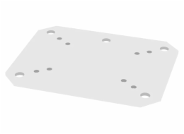 Neomounts PLASMA-M2SFPLATE - Upevňovací komponent (floor plate) - stříbrná - pro Neomounts PLASMA-W2500; NewStar PLASMA-M2250, PLASMA-M2500, PLASMA-W2250