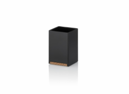 Pohár Cube polyresin černá KL-23687