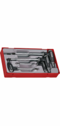 Teng Tools Sada klíčů Torx L-klíč typ T T10 - T40 s otvorem 7 ks. (68920107)