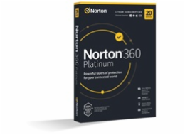 NORTON 360 PLATINUM 100GB +VPN 1 uživatel pro 20 zařízení na 1 rok ESD