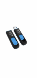 A-Data ADATA Flash Disk 256GB UV128, USB 3.1 Dash Drive (R:90/W:40 MB/s) černá/modrá AUV128-256G-RBE