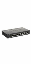 D-Link DGS-1100-08PV2 8-port Gigabit Smart Managed PoE switch, PoE budget 64W, fanless