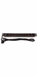 19" rozvodný panel LEXI-Net 9x230V, kabel 3m, 1U