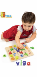 Dřevěná abeceda Viga