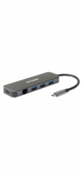 D-Link DUB-2334 USB-C Hub with Gigabit Ethernet and 3x USB3.0